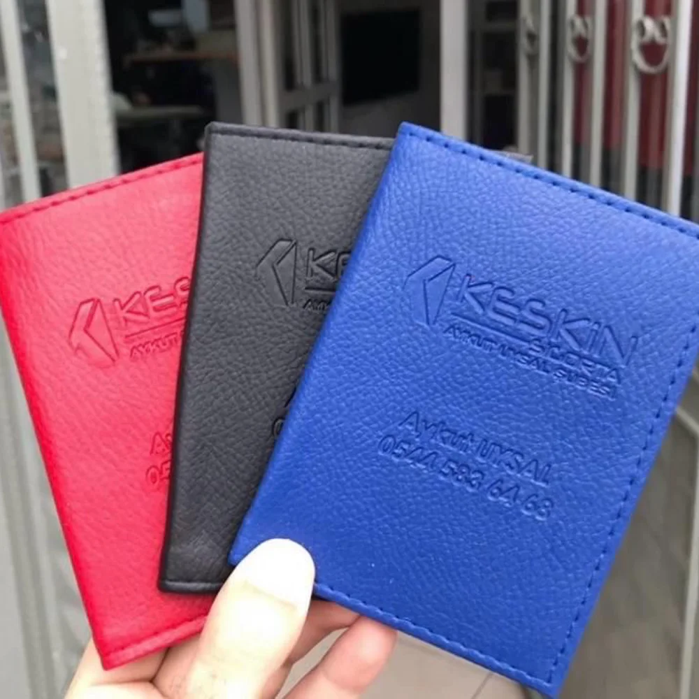 Suni Deri Ruhsat Kabı